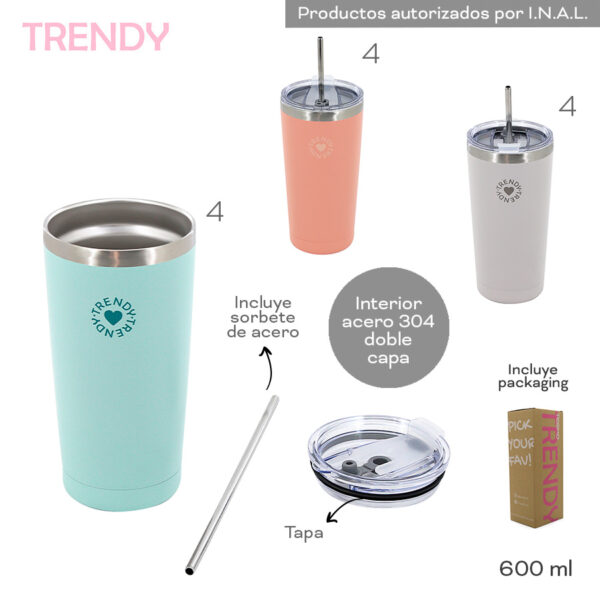 18484.jpg Vaso Termico Trendy 600 ML (18484)