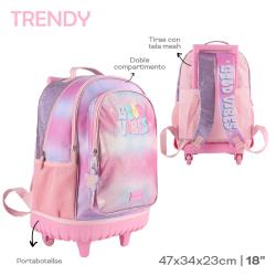 27701.1.jpg Mochila Carro Trendy Rosa (27701)
