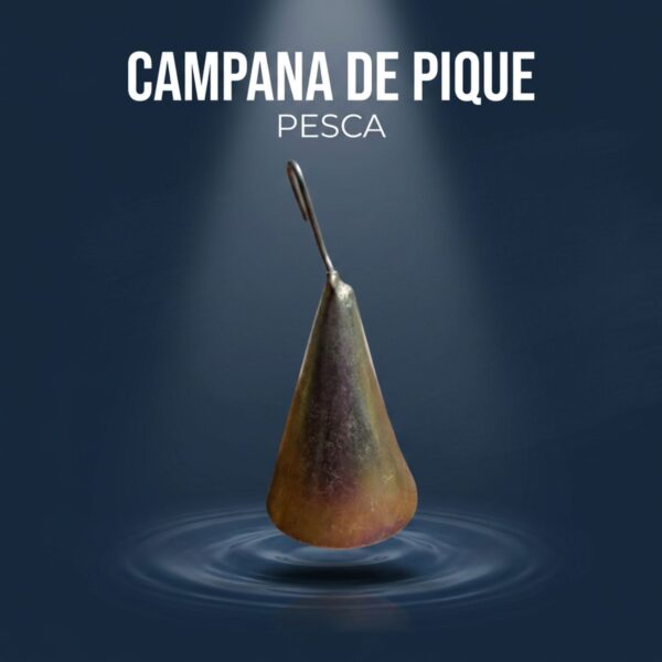 Campana Campanita Alarma De Pique De Pesca Zincada