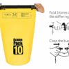 Bolsa impermeable pvc con correa 10l  (BEX-10)