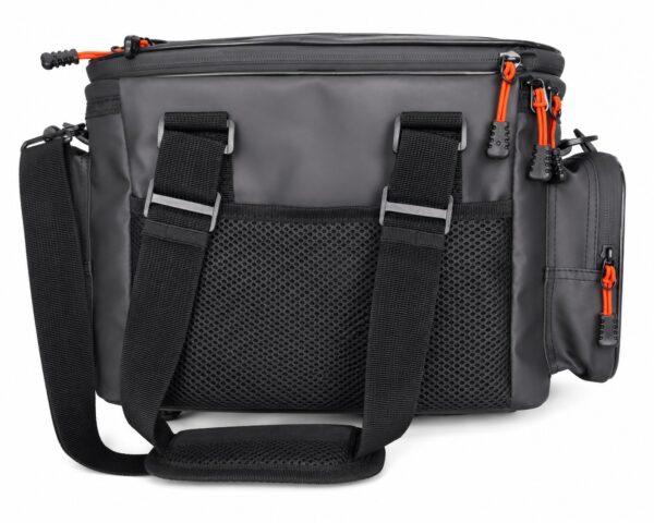 Bolso de pesca estanco con divisiones y fuelle negro (BOL-50 P)
