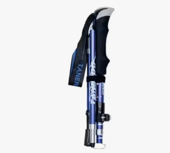 Bastón de trekkig aluminoo 4 tramos liviano compact0 130cm (BTX-2-5)