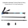 Bastón de trekking aluminio ajuste rapido 135cm (BTX-5-1)