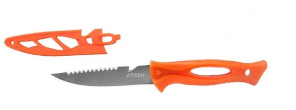 Caja de pesca con cuchillo de acero inoxidable pinza y extensor (KIT-A23)