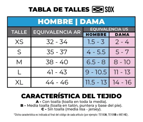 Medias Sox Antideslizante Pilates (DA106C)