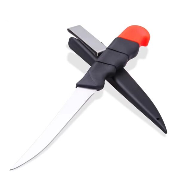 F-104-4.jpg Cuchillo flotante para filetear con funda rigida 13 cm (F-104)