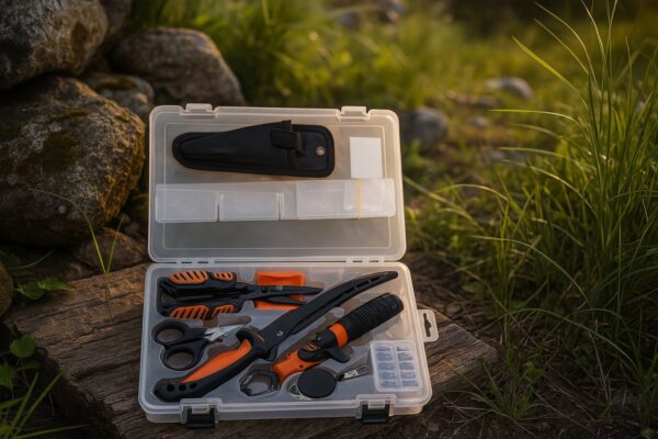 FK-901B-7.jpg Caja de señuelos con divisiones y accesorios de pesca (FK-901B )