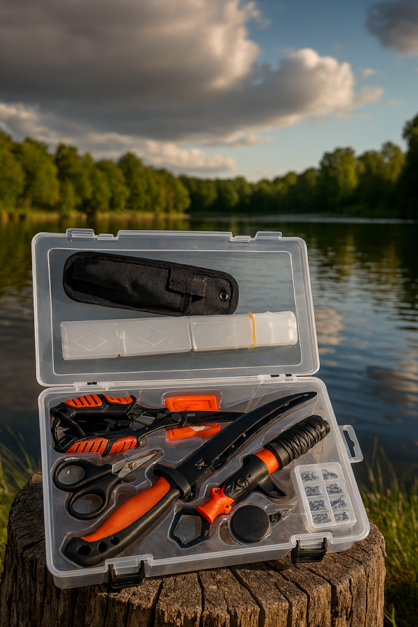 Foto-ambientada-1.png Caja de señuelos con divisiones y accesorios de pesca (FK-901B )