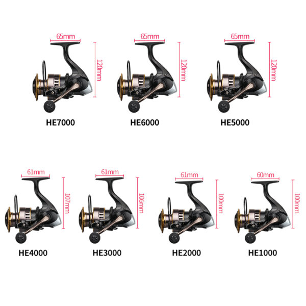 HE-10.jpg Reel Harden carrete metalico 1bb con carrete extra.