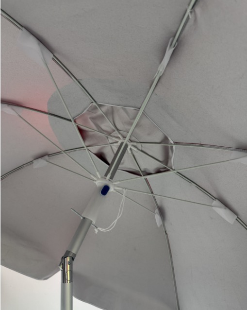 Sombrila mástil de aluminio, protección UV 2,2 mts (SOM-4-4) Ingreso estimado 20/09