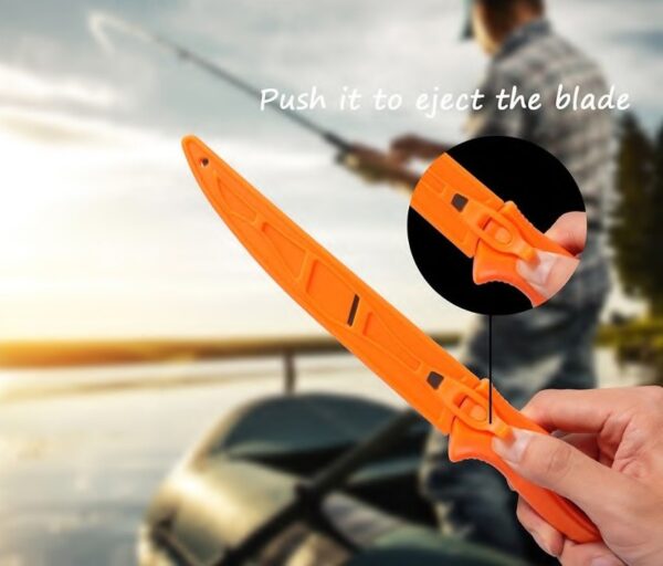 Caja de pesca con cuchillo de acero inoxidable pinza y extensor (KIT-A23)