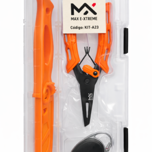 KIT-A-23-1.png Caja de pesca con cuchillo de acero inoxidable pinza y extensor (KIT-A23)