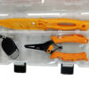 Caja de pesca con cuchillo de acero inoxidable pinza y extensor (KIT-A23)