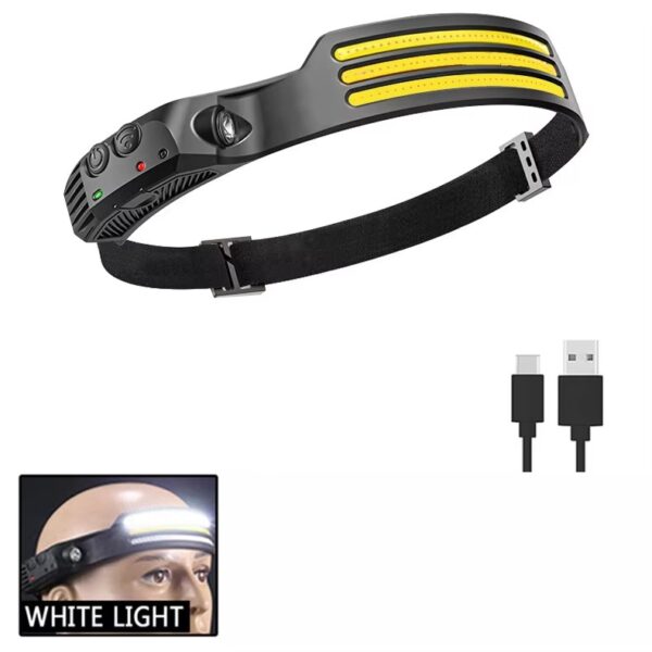 LDC-1-3-7.jpg Linterna recargable vincha usd de 3 tiras color amarillo con sensor (LDC-1-3)