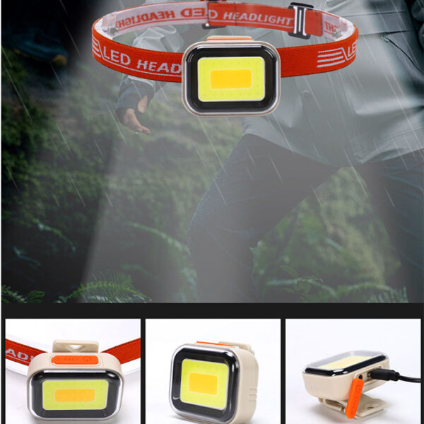 Linterna frontal LED recargable (LDC-3-1)