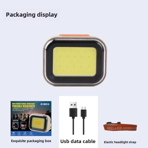 Linterna frontal LED recargable (LDC-3-1)