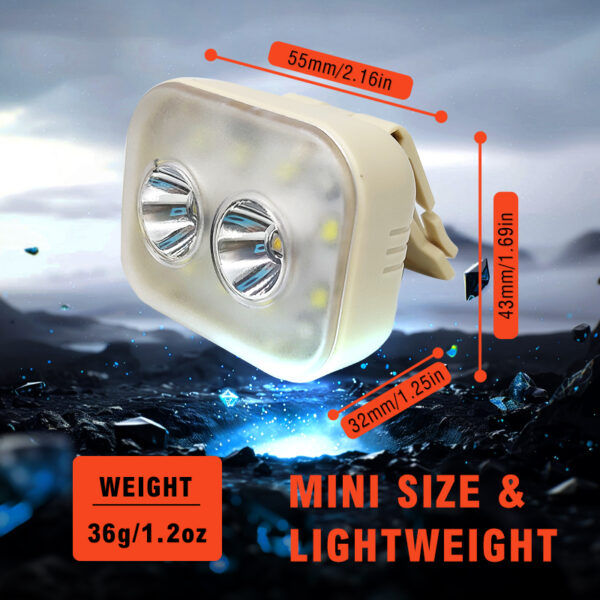 Linterna frontal LED recargable (LDC-3-2)