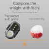 Linterna frontal LED recargable con sensor (LDC-4-2)