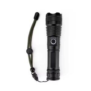 LIN1-8-1.jpeg Linterna tactica led aluminio xhp50, recargable, batería 18650 battery (LIN-1-9)