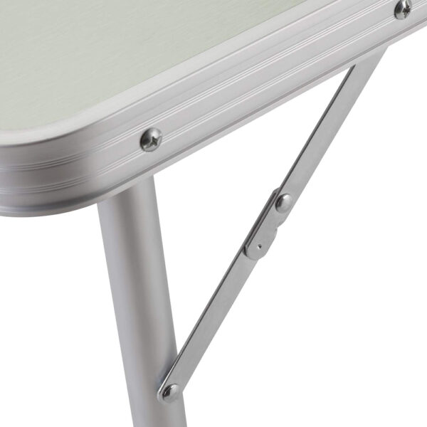 Juego de mesa 120x60x70 cm，4 silla，aluminio (TABLE-40) Ingreso estimado 1/9