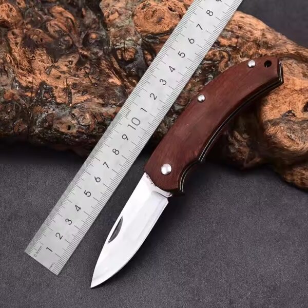 NAV3-1-4.jpeg Cuchillo hoja de acero de 19cm plegable con funda (NAV-3-1)