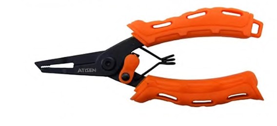 Caja de pesca con cuchillo de acero inoxidable pinza y extensor (KIT-A23)