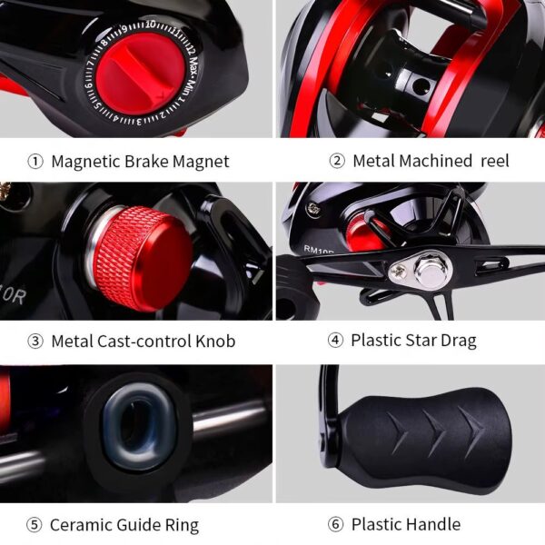 REE-17-17-3.jpg Reel DW128 Baitcasting ultra ligero con estructura resistente (REE-17-17 y 18)