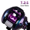 REE-17-19-11.jpg Reel Shark-x Baitcasting diseño compacto freno magentico. / Derecho - Izquierdo