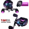 REE-17-19-7.jpg Reel Shark-x Baitcasting diseño compacto freno magentico. / Derecho - Izquierdo