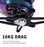 REE-17-19-9.jpg Reel Shark-x Baitcasting diseño compacto freno magentico. / Derecho - Izquierdo