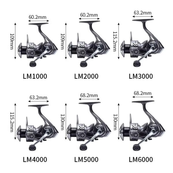 REEL-LM-2.jpg Reel Drivon carrete alivianado 5bb con carrete extra.