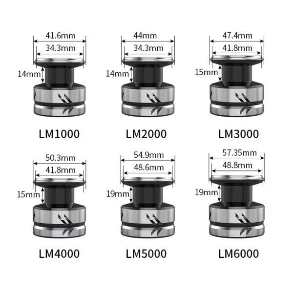 REEL-LM-5.jpg Reel Drivon carrete alivianado 5bb con carrete extra.