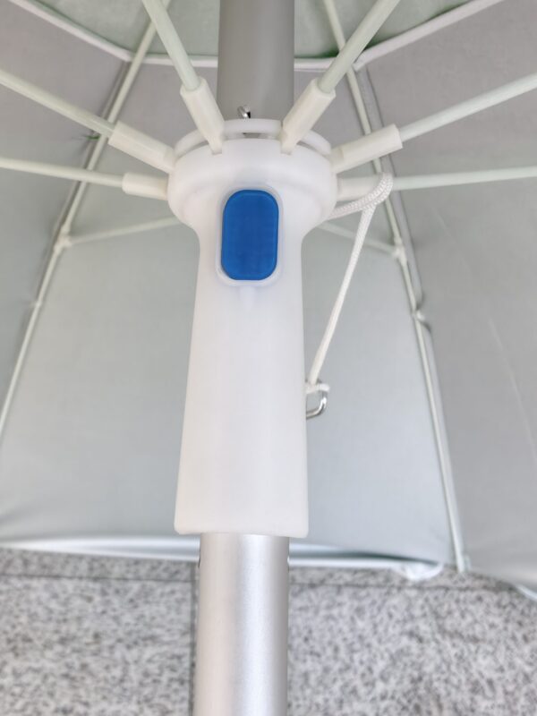 Sombrila mástil de aluminio, protección UV 2,2 mts (SOM-4-4) Ingreso estimado 20/09