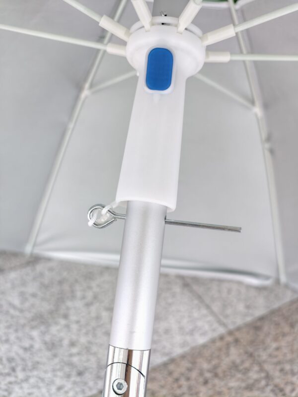 Sombrila mástil de aluminio, protección UV 2,2 mts (SOM-4-4) Ingreso estimado 20/09