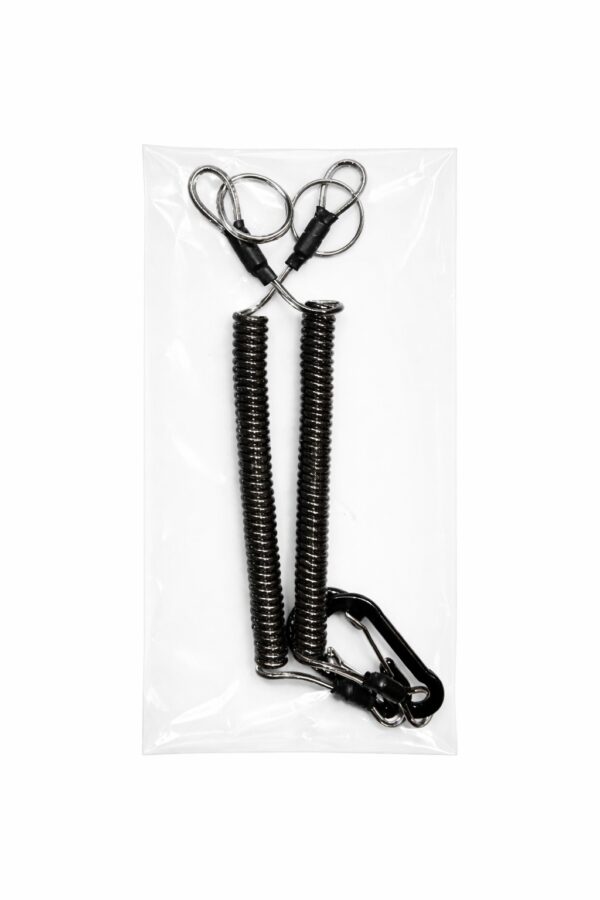 Cuerda elástica para herramientas con mosquetón x 2 unidades (TH-08)