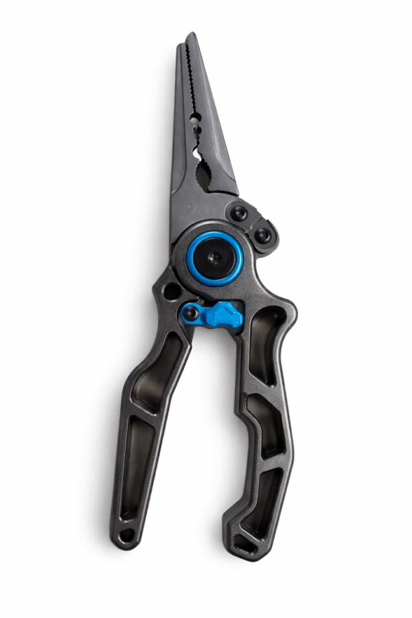 TQ-22-1.png Pinza de pesca de aluminio alta resistencia con soporte de plástico para cintura (TQ-22)
