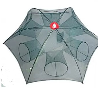 TRA-11-01-7.jpg Trampa para mojarras plegable 6 bocas color verde (TRA-11-02)