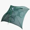 TRA-11-01-8.jpg Trampa para mojarras plegable 4 bocas color verde (TRA-11-01)
