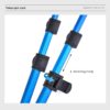 Copo de pesca plegable aluminio de 2,70 mts, 60cm (TRA-19-02)