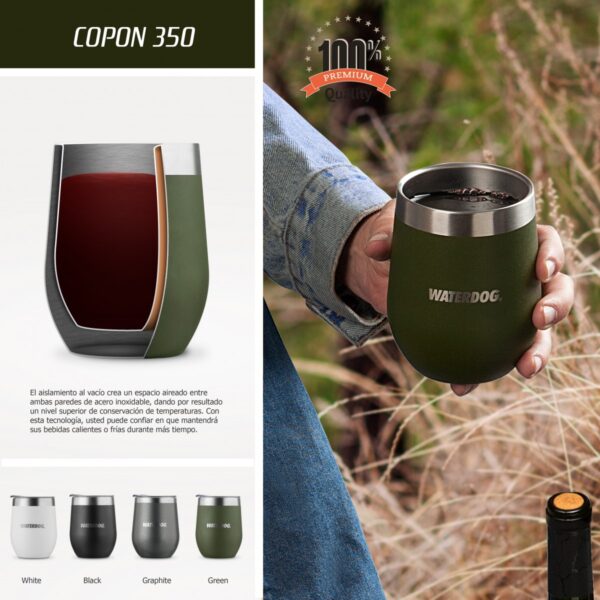 Mate Acero Inoxidable Waterdog Copon350 350 Ml