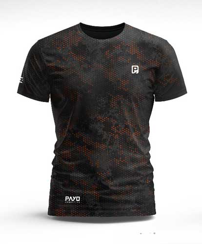 hALFTONE-NEGRO-F.jpg Remera Manga Corta Payo Panal