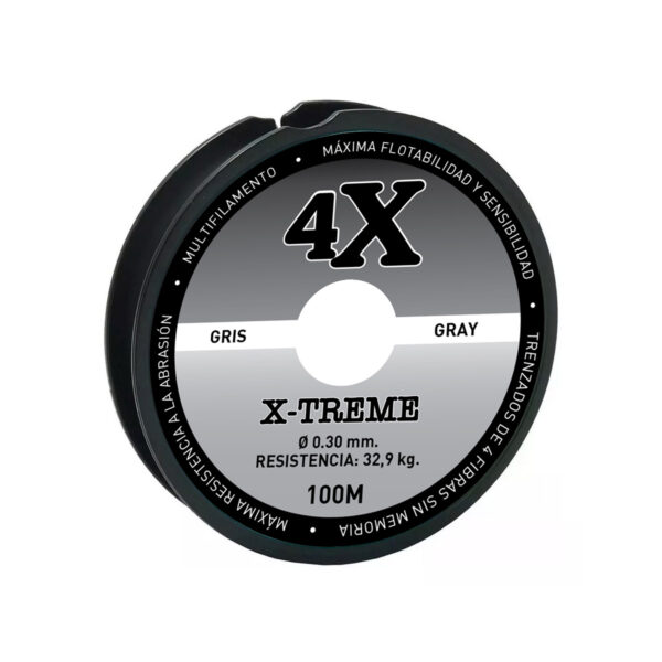 multifilamentos_gris.jpg Multi 4 hebras Gris caja x10 rollos 100mts.