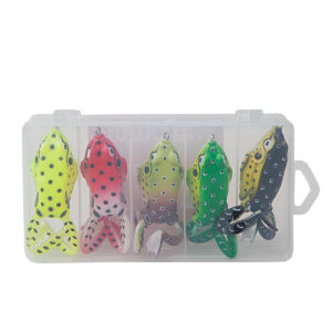 rana_senuelo_con_cuchara_waterdog_ranabox6518_2.jpg Caja con 5 señuelos artificiales tipo rana Waterdog - 6,5 cm 18 g (RANABOX6518)